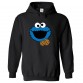 Blue Cookie Lover Monster Classic Unisex Kids and Adults Pullover Hoodie								 									 									